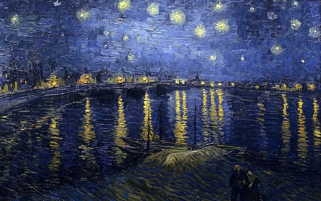 El Puerto de Málaga como un cuadro de Van Gogh